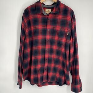 Woolrich Top Men’s XXL Flannel Plaid Outdoor Heavyweight Chore Fall Hiking Farm